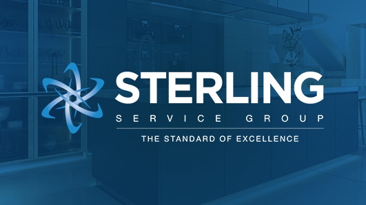 logo over a kitchen photograph