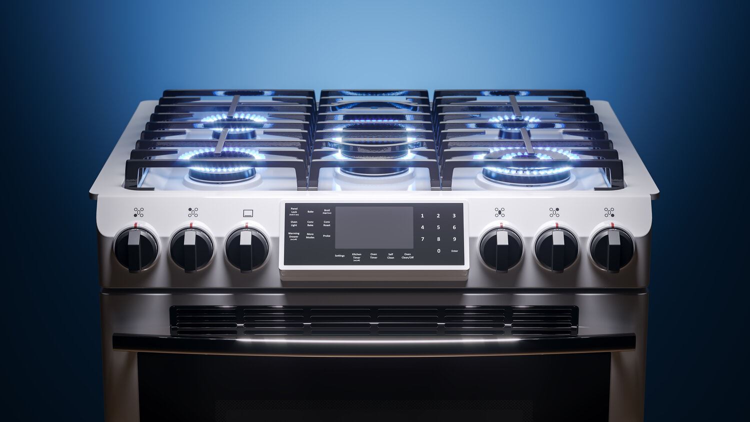 Steel Gas Range