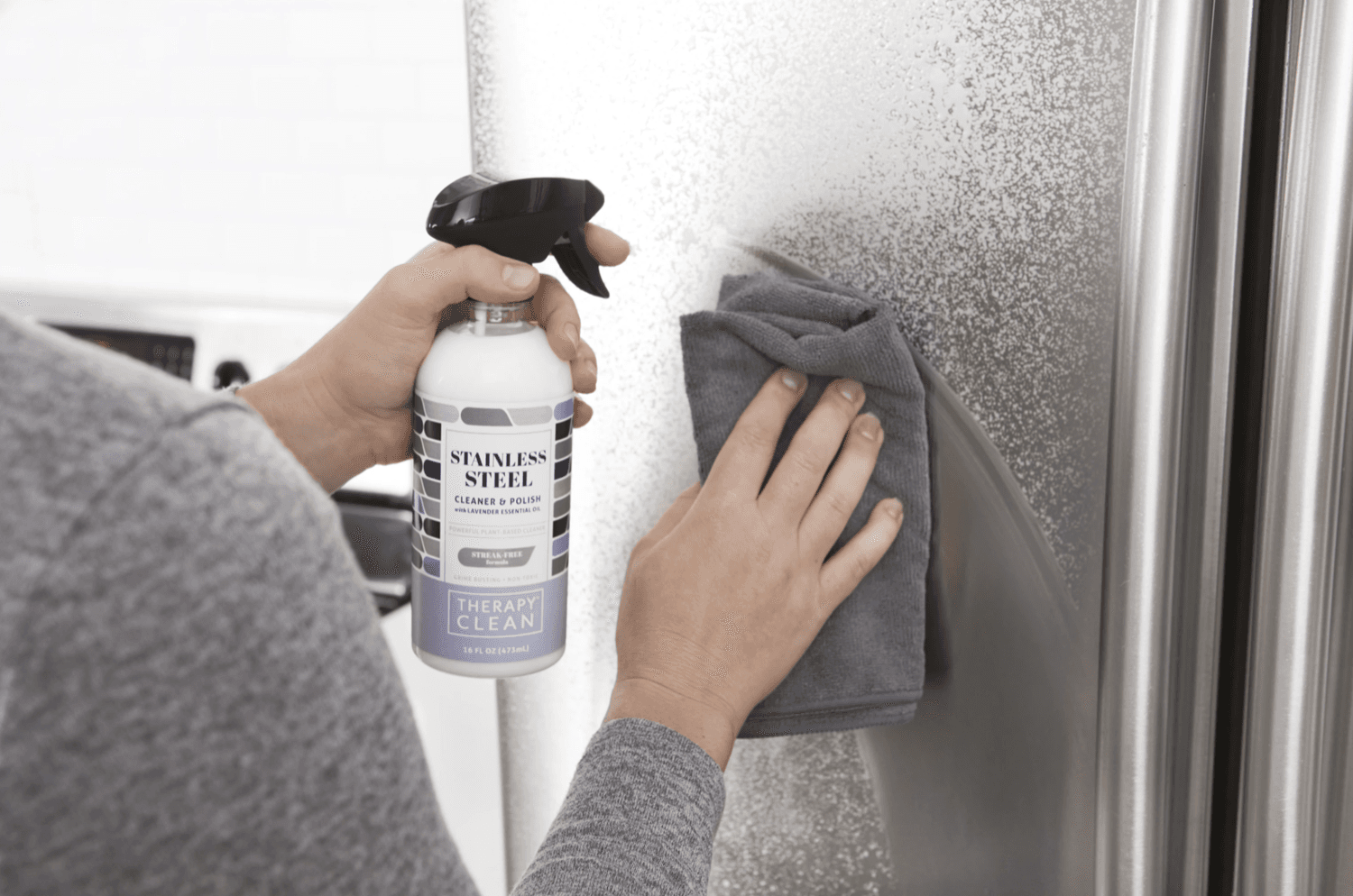 Cleaning Stainless Steel With Therapy Clean Polisher